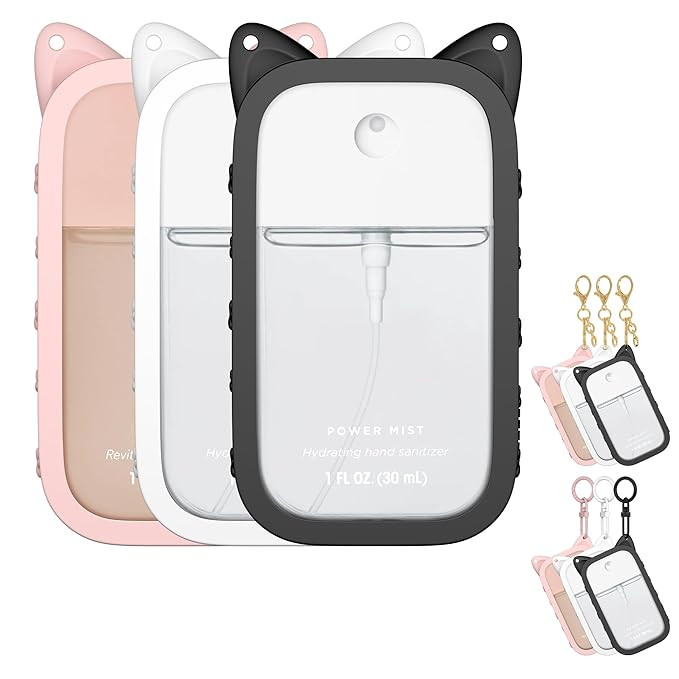 3 Sets Silicone Case Compatible with Touchland Hand Sanitizer Spray (Fit for 1 FL OZ/30 mL Ver), ... | Amazon (US)
