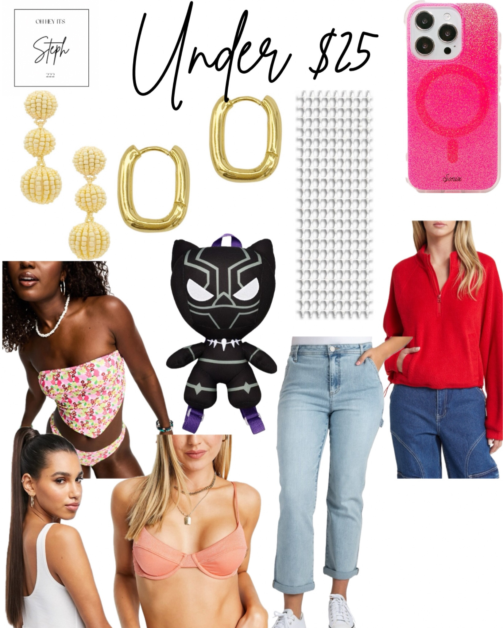 Under $25


iPhone 14pro case, revolve, gold earrings, Nordstrom rack, baublebar, Macys, black panther backpack, target, bikini, swim, asos, fleece half zip pullover, Nordstrom, jeans, 

#LTKfindsunder50 #LTKstyletip #LTKsalealert