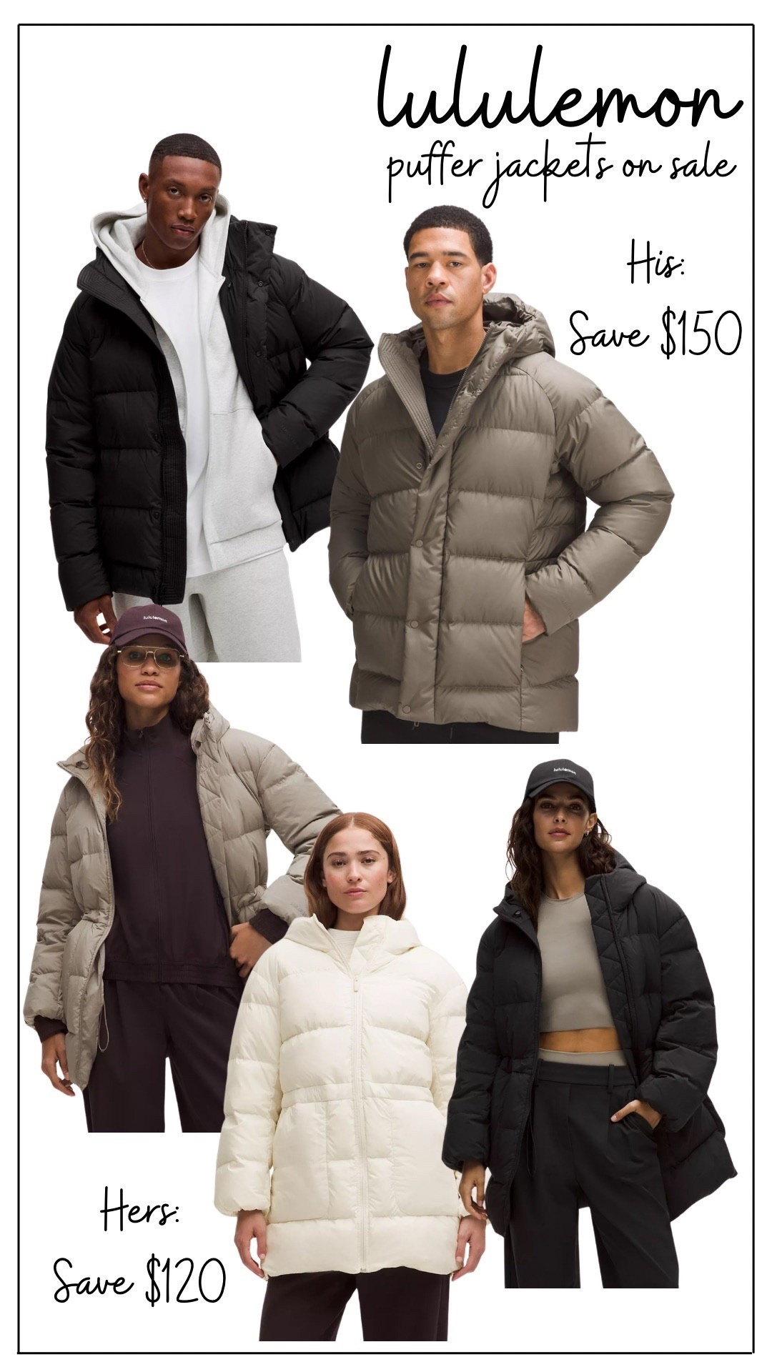 Puffer jackets on sale! Lululemon end of year sale! 

#LTKSaleAlert #LTKSeasonal #LTKMens