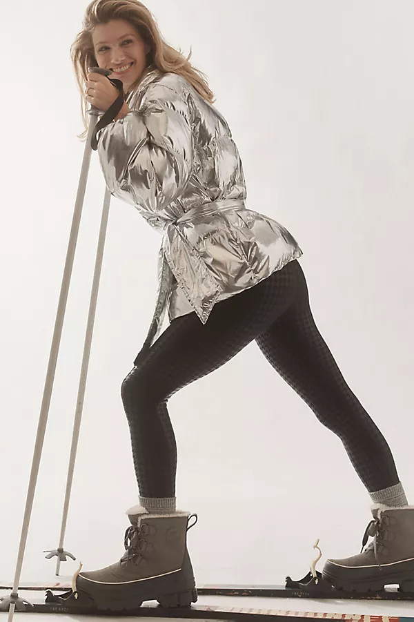 Metallic Puffer Coat Jacket | Anthropologie (US)