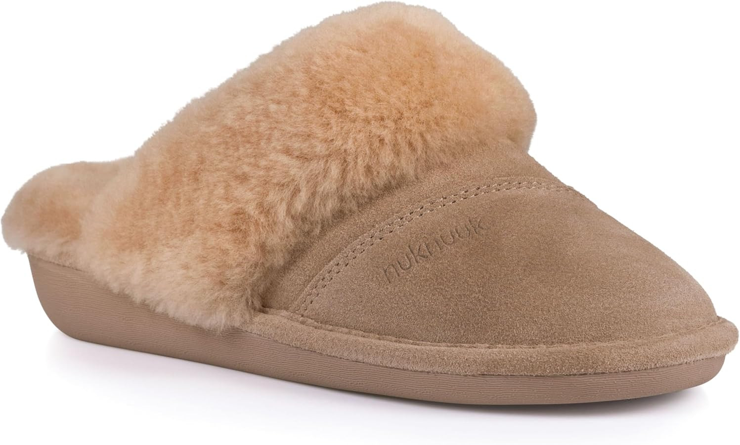 Nuknuuk Joy Women's Shearling Slippers - Comfy Indoor/Outdoor Scuff Slippers with Memory Foam/Ant... | Amazon (CA)