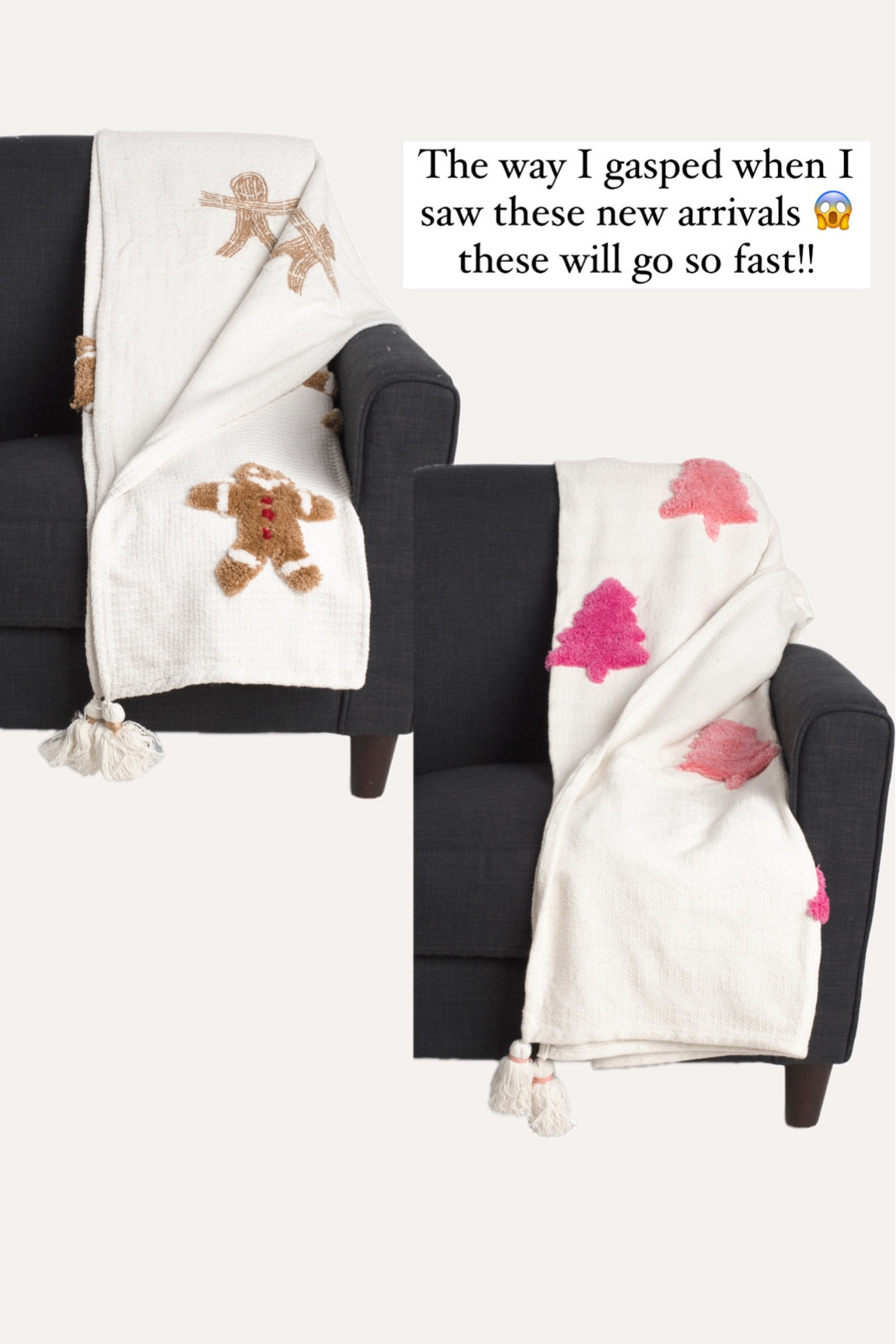 Tj maxx gingerbread throw. Gingerbread blanket. T.J. Maxx pink Christmas tree blanket 

#LTKHome #LTKSaleAlert #LTKSeasonal