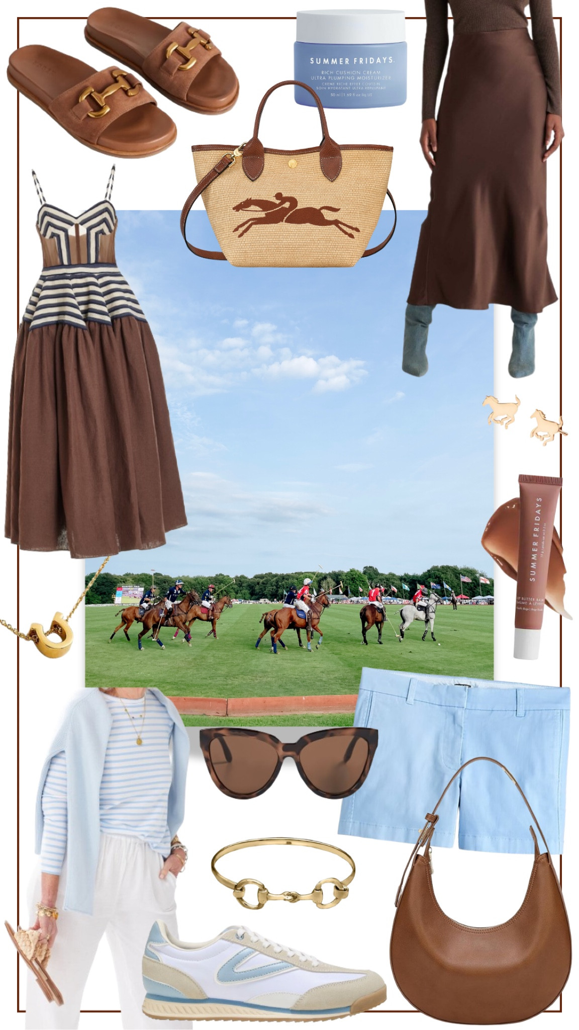 brown & sky blue style 🤎🩵

newport, rhode island // new england summer outfits // how to style a satin midi skirt // equestrian aesthetic // late summer outfits // new england style 

#LTKSeasonal