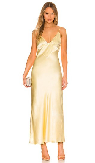 Capri Slip Dress in Canary Yellow | Revolve Clothing (Global)