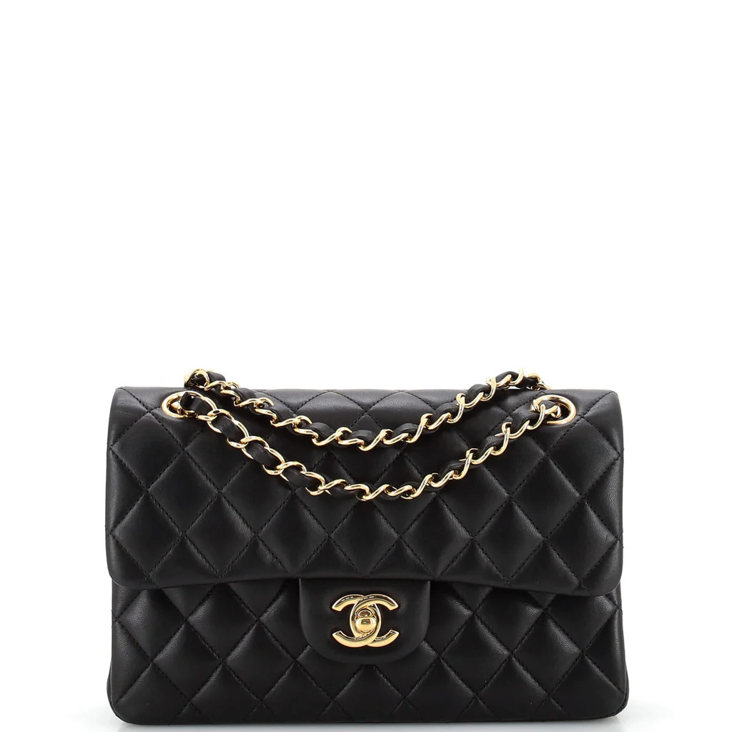 Classic Double Flap Bag Quilted Lambskin Small | Rebag