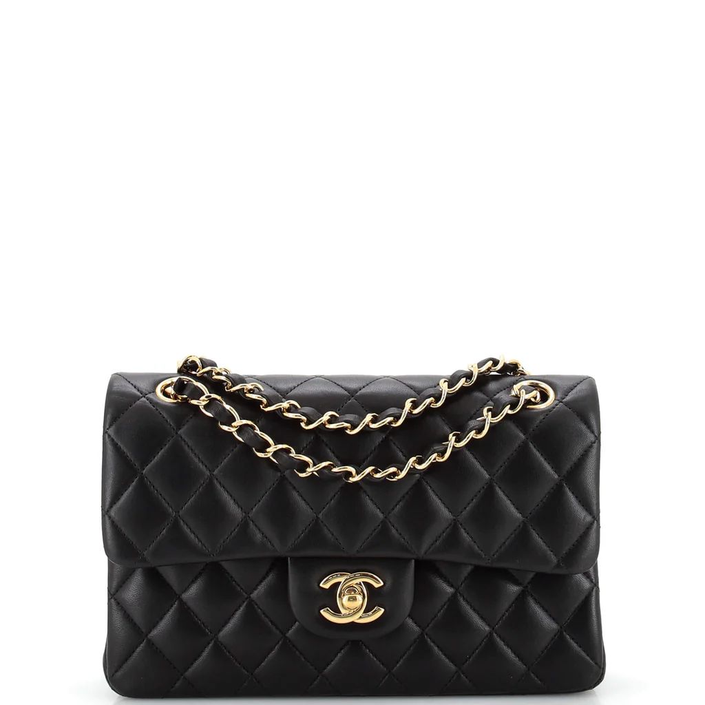 Classic Double Flap Bag Quilted Lambskin Small | Rebag