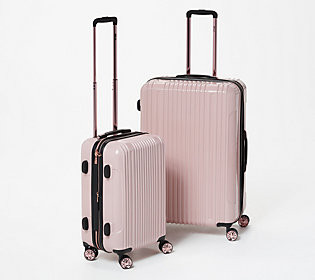 iFLY Hardside Large Spinner and Carry-on Luggage Set | QVC