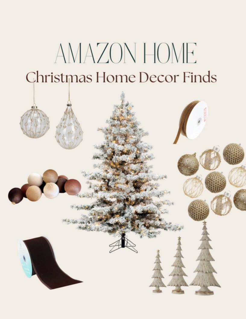 Dreamy Christmas colors! Flocked tree, creams and golds! Elegant and affordable holiday finds. 

#LTKholiday
#LTKSEASONAL

#LTKVideo #LTKHolidaySale #LTKSeasonal