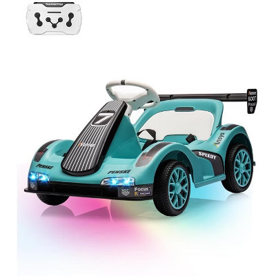 Garvee Kids Go Kart, Ride On Drift Kart with Dual Motors, 6V Battery Powered Electric Drift Car, LED Headlights, Outdoor Ride On Racing Toy for Kids | Target