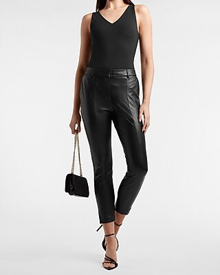 Body Contour Double Layer V-neck Tank | Express