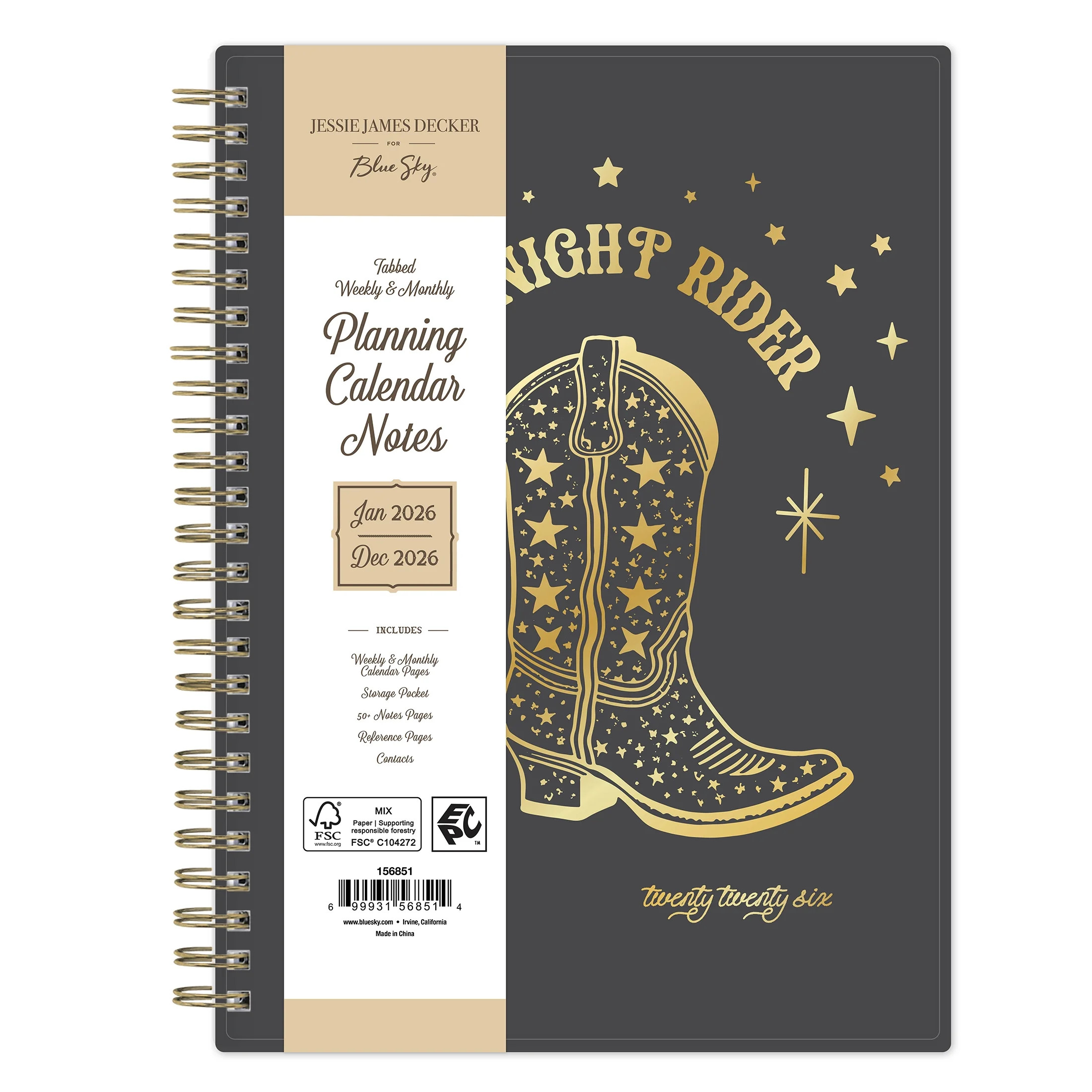 Jessie James Decker for Blue Sky Monthly Weekly 5.875" x 8.625" Boot (Jan 2026 - Dec 2026) | Walmart (US)