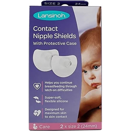 Non-Sterile Contact Nipple Shield 24 mm (2 Packs of 2 ct.) | Walmart (US)