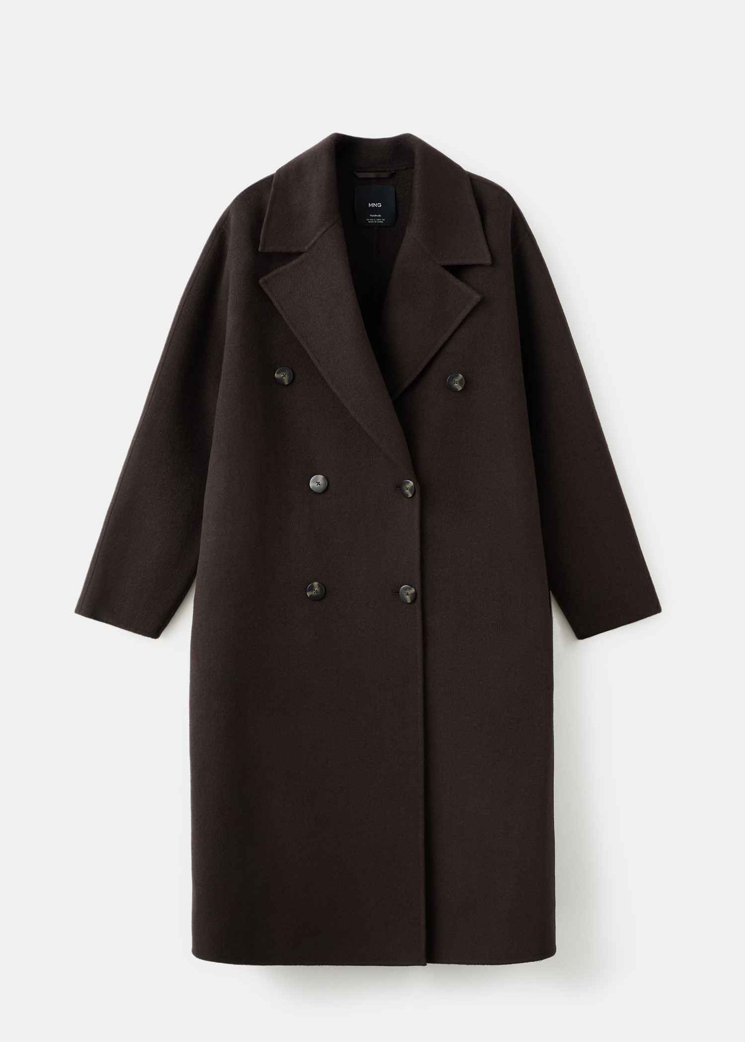 Handmade oversized wool coat | MANGO (UK)