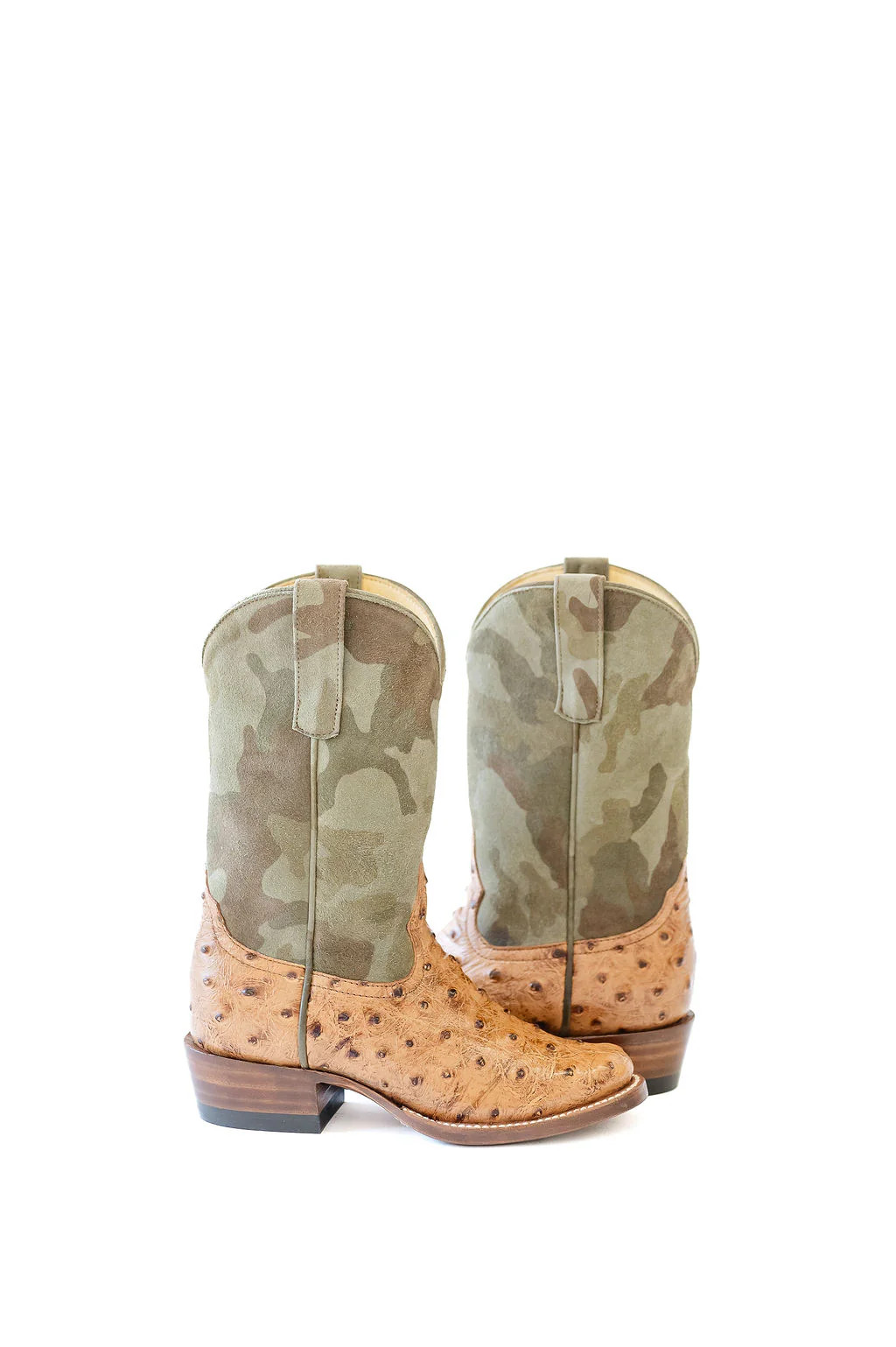 Logan Kids Cowboy Boot in Camo | Petite Paloma