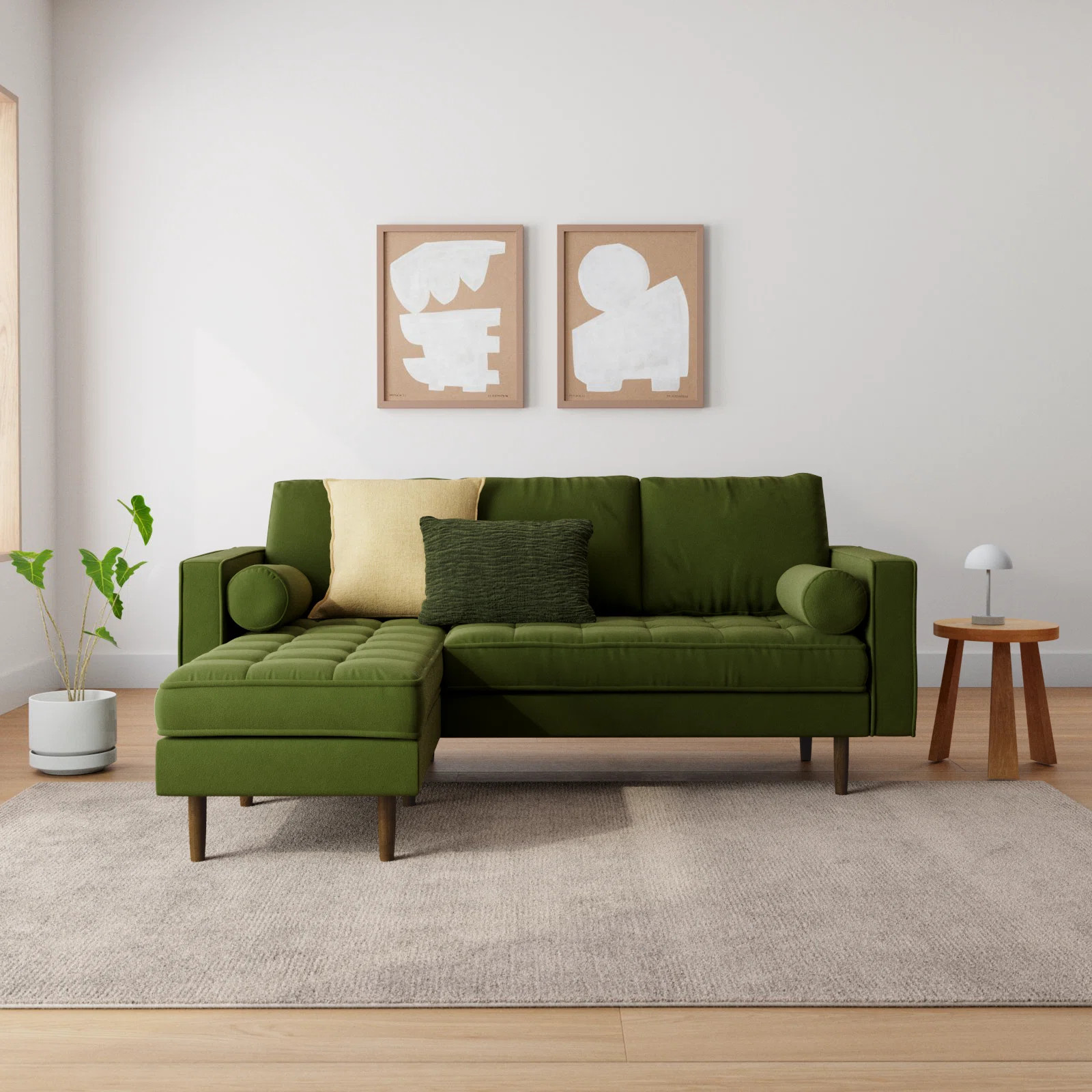 Geo 84" Wide Reversible Sofa and Chaise | AllModern