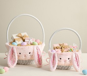 LoveShackFancy Bunny Fur Easter Basket Liners | Pottery Barn Kids