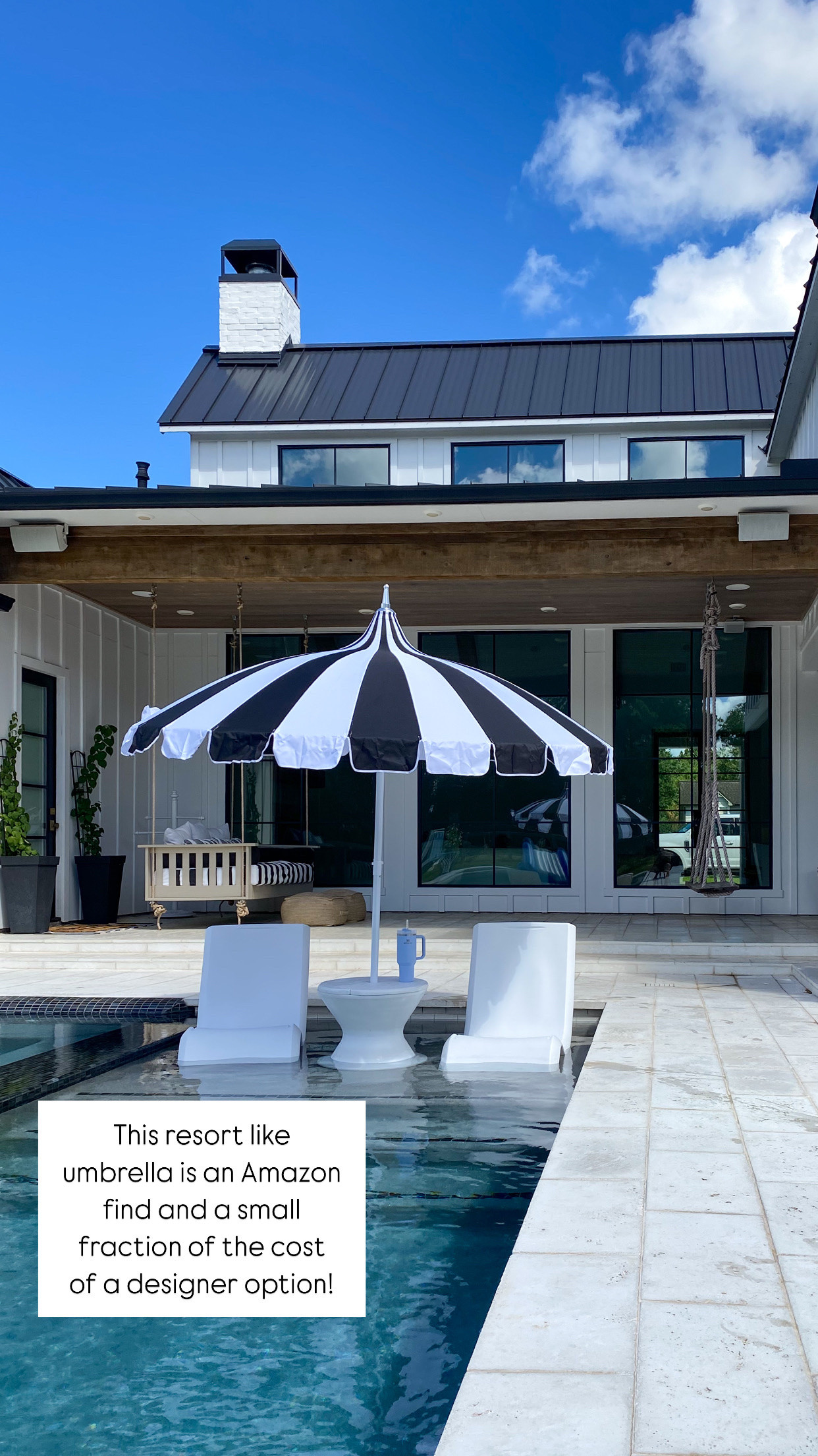 This outdoor resort style umbrella is an Amazon find! Great quality and a small fraction of the cost of designer versions! 

Outdoor furniture / patio furniture / pool furniture / swim / pool / resort / vacation / porch daybed / porch swing / planter / pool loungers / side table / cooler 

#LTKFamily #LTKSwim #LTKHome