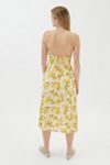 UO First Sight Plunging Midi Dress | Urban Outfitters (US and RoW)
