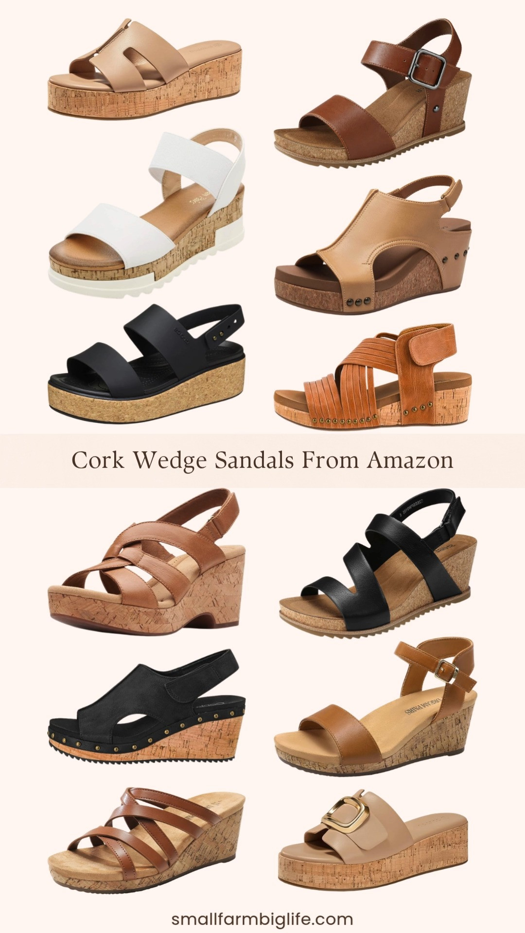 Cork and platform wedge sandals are my favorite summer shoe and Amazon has so many beautiful styles at amazing prices right now! From classic cork platforms and strappy wedge sandals to ankle strap styles, slip on slides, and comfortable open toe designs in every neutral tone, there is a perfect pair for every outfit and every occasion this spring and summer. So comfortable and so easy to wear all day long. Linking all my favorites below! 

 #LTKootd #LTKSeasonal #LTKOver40