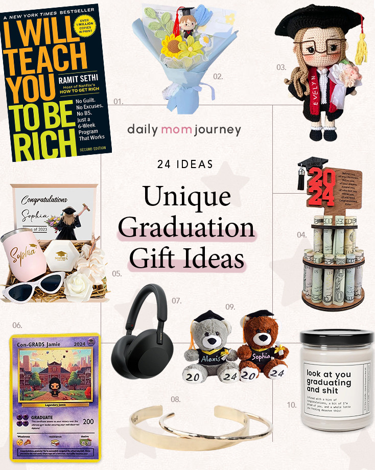 Make their graduation unforgettable! 🎓🎉 Whether it’s a custom gift, a practical essential, or something to make them smile, these ideas are perfect for celebrating their hard work. What’s your favorite graduation gift idea? 🎁✨ Find 24+ creative gifts here 👉 https://dailymomjourney.com/graduation-gift-ideas/ #CongratsGrad #GraduationGifts #GiftInspo 

 #LTKParties #LTKFamily