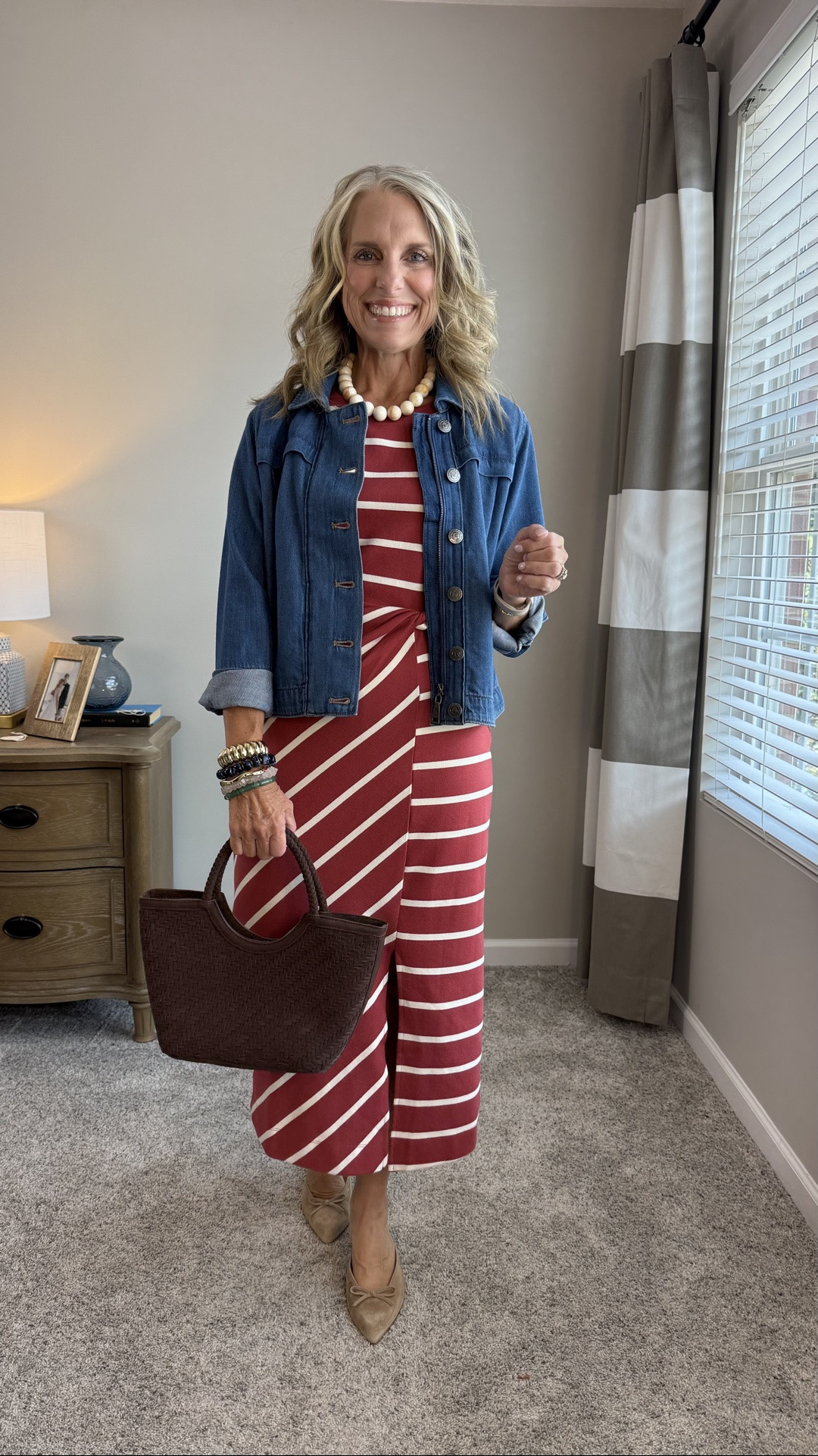 Wear now, wear later, and the cutest denim jackets that’s not your regular denim jacket. Wearing XS jacket and S dress

#LTKdayinmylife #LTKOver40 #LTKWorkwear