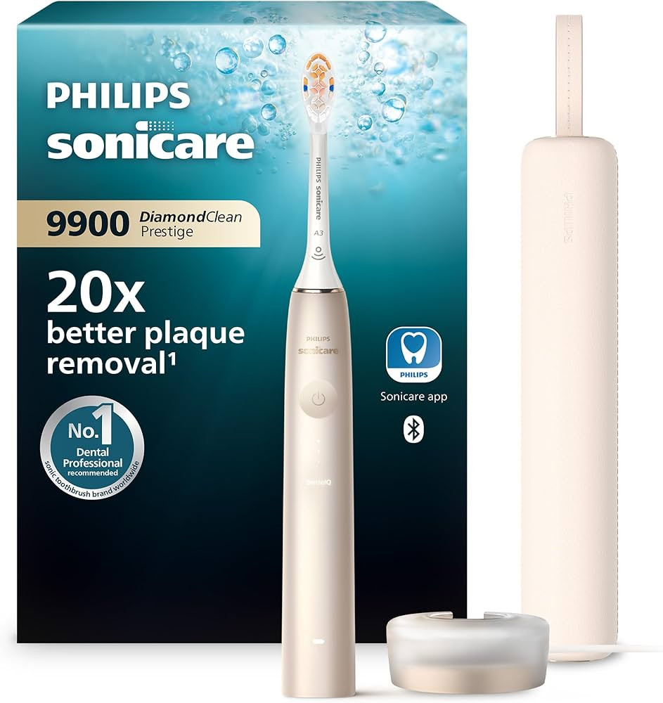 Philips Sonicare DiamondClean Prestige 9900 elektrische Zahnbürste – Schallzahnbürste mit 1x ... | Amazon (DE)