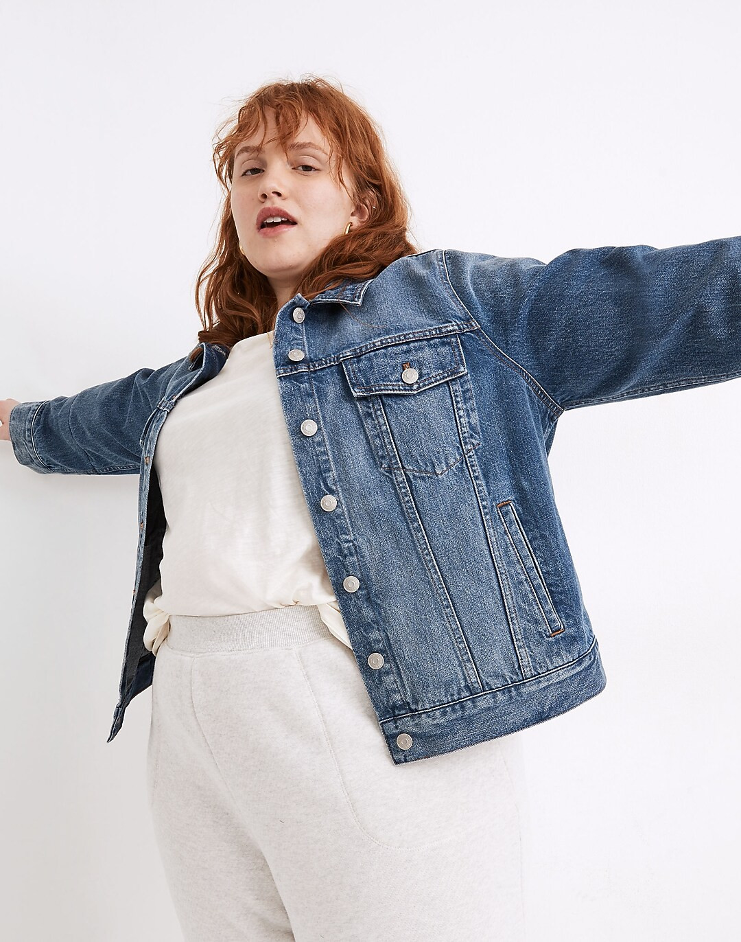 The Plus Jean Jacket in Medford Wash | Madewell