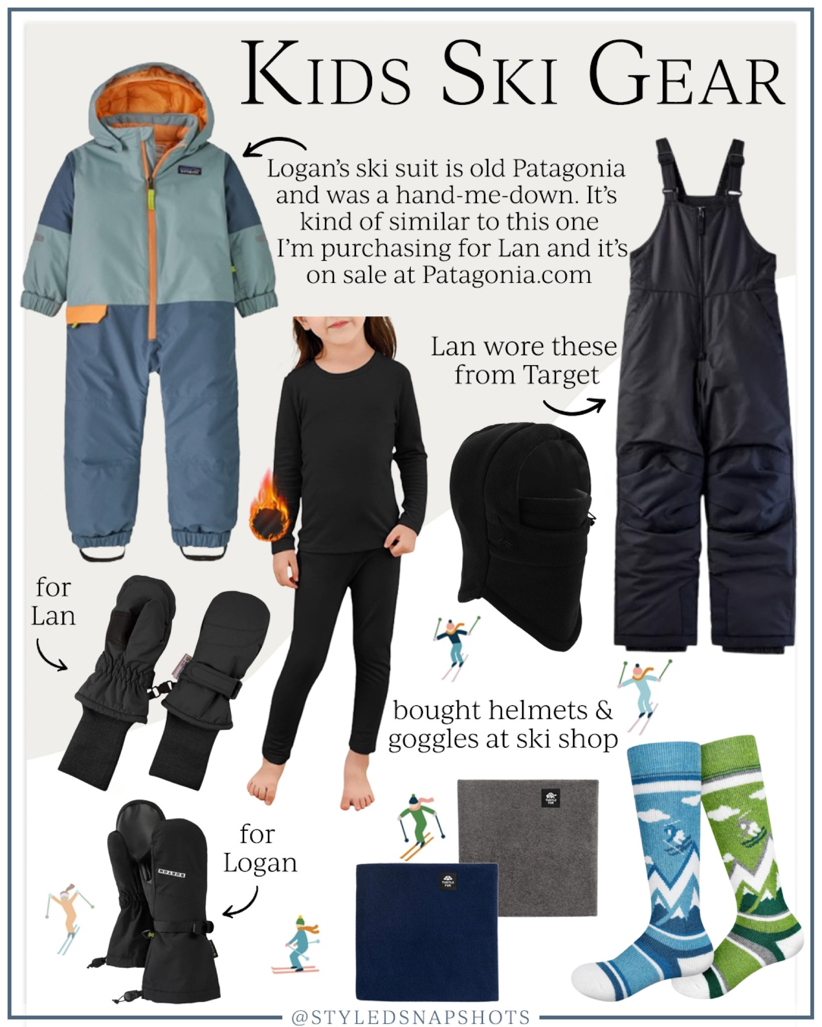 Kids ski gear ⛷️ I’m not able to link ski suit, but it’s on sale at Patagonia.com

#LTKSeasonal #LTKKids #LTKTravel