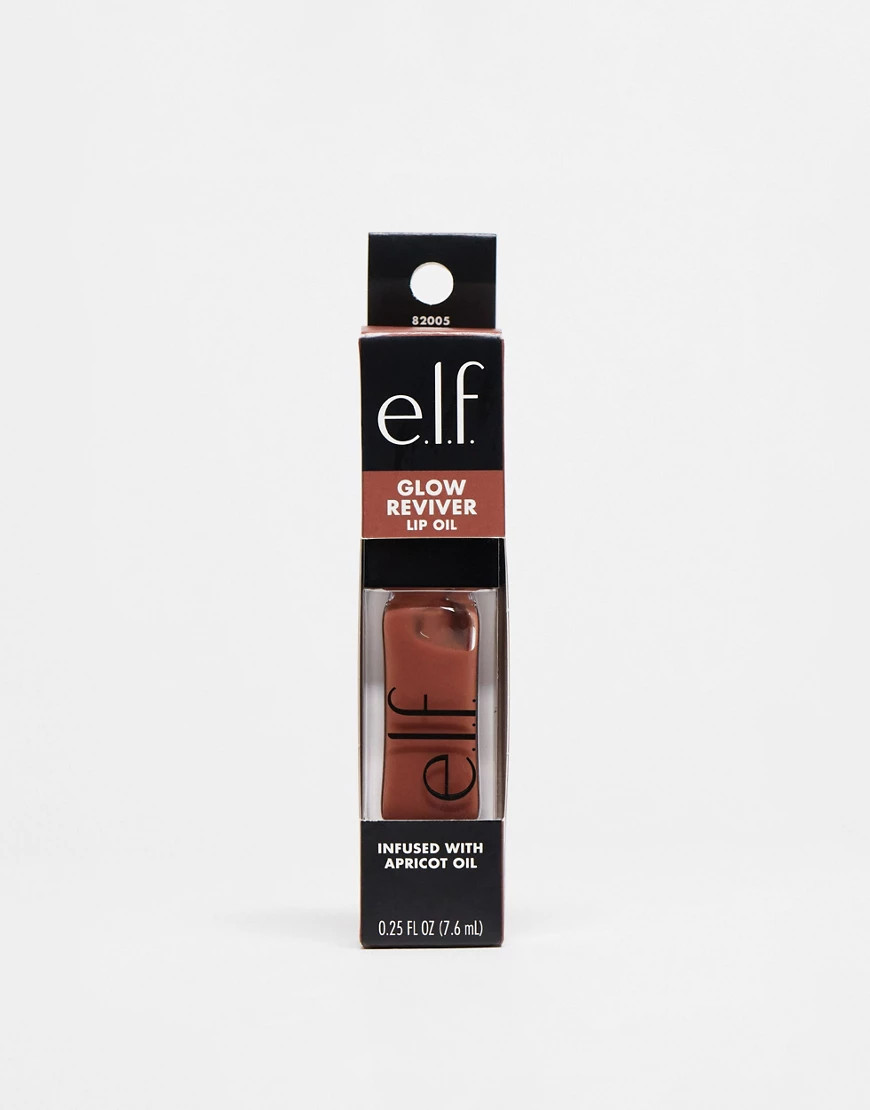 e.l.f. Glow Reviver Lip Oil - Honey Talks-Brown | ASOS (Global)