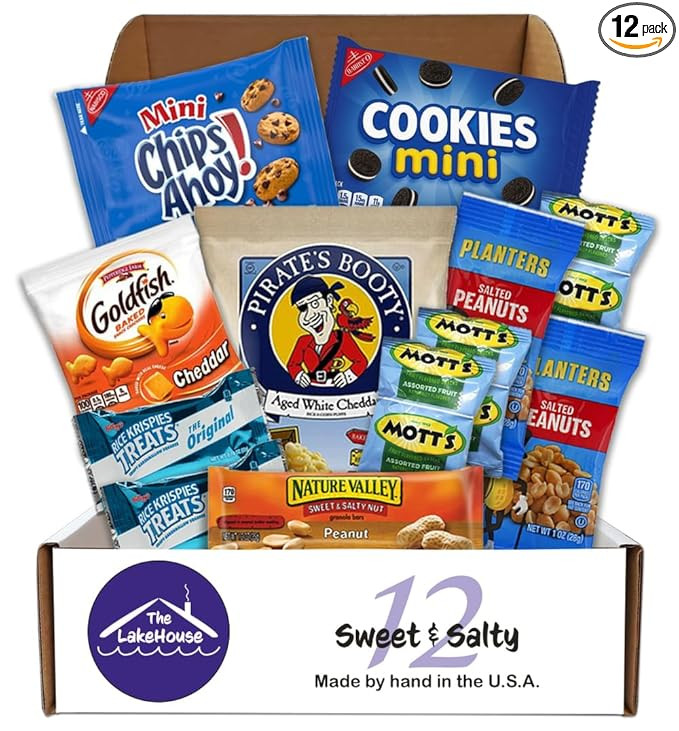 Snacks Variety Pack Care Package - 12 Count Packages for College Students, Camp - Get Well Soon G... | Amazon (US)