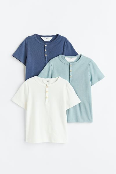 3-pack Henley Shirts | H&M (US + CA)