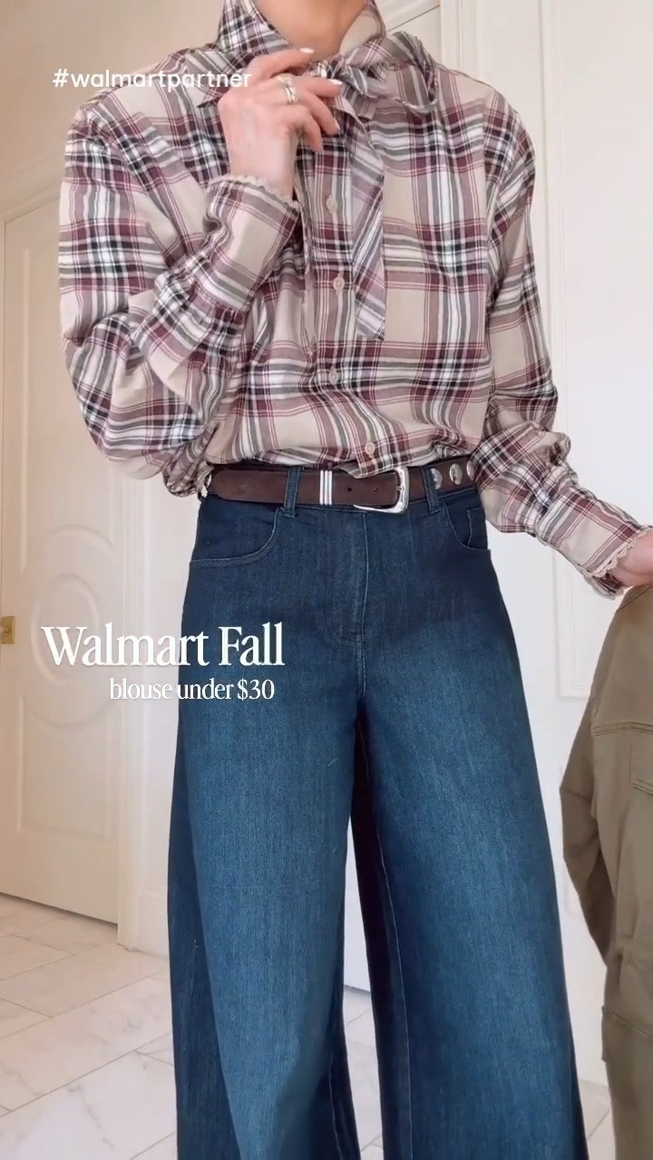 Walmart fall haul! This blouse is under $30 @WalmartStyle #WalmartStyle #WalmartPartner