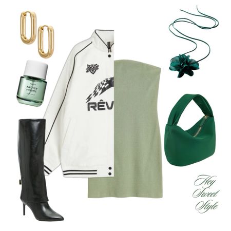 Sage mini dress + cream racing jacket 🏁🌾 #stpatricksday

#LTKstyletip #LTKfindsunder50 #LTKfindsunder100