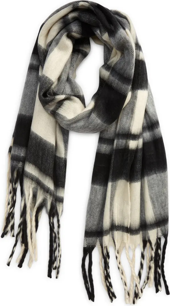 Nordstrom Brushed Plaid Scarf | Nordstrom | Nordstrom