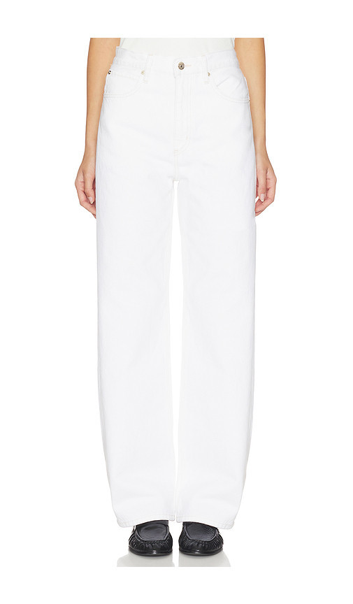 Frame barril bow en color blanco talla 26 | Revolve Clothing (Global)