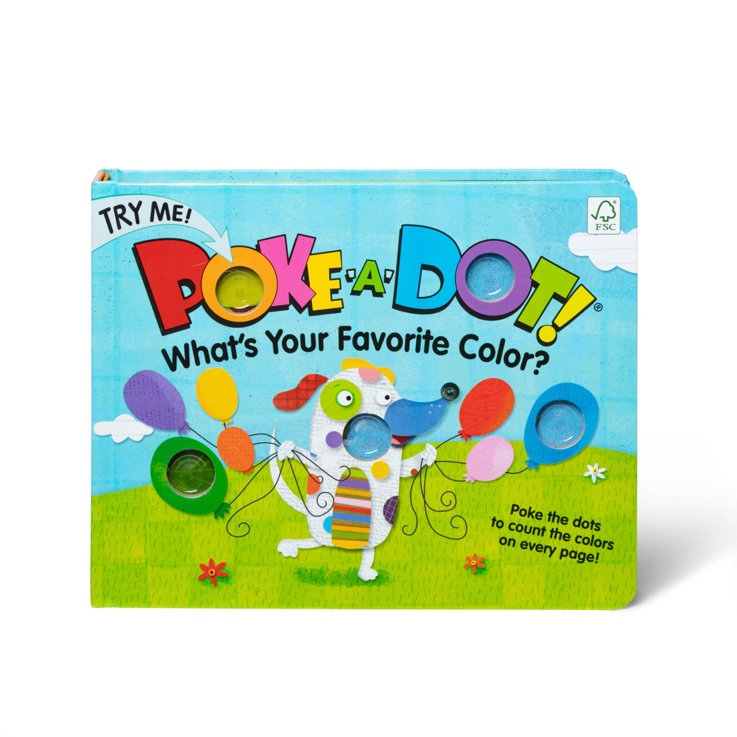 Melissa & Doug Children's Book - Poke-a-Dot: What’s Your Favorite Color (Board Book with Button... | Amazon (US)