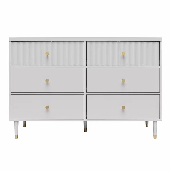 Elizabeth 6 Drawer 54.4'' W Dresser | Wayfair North America