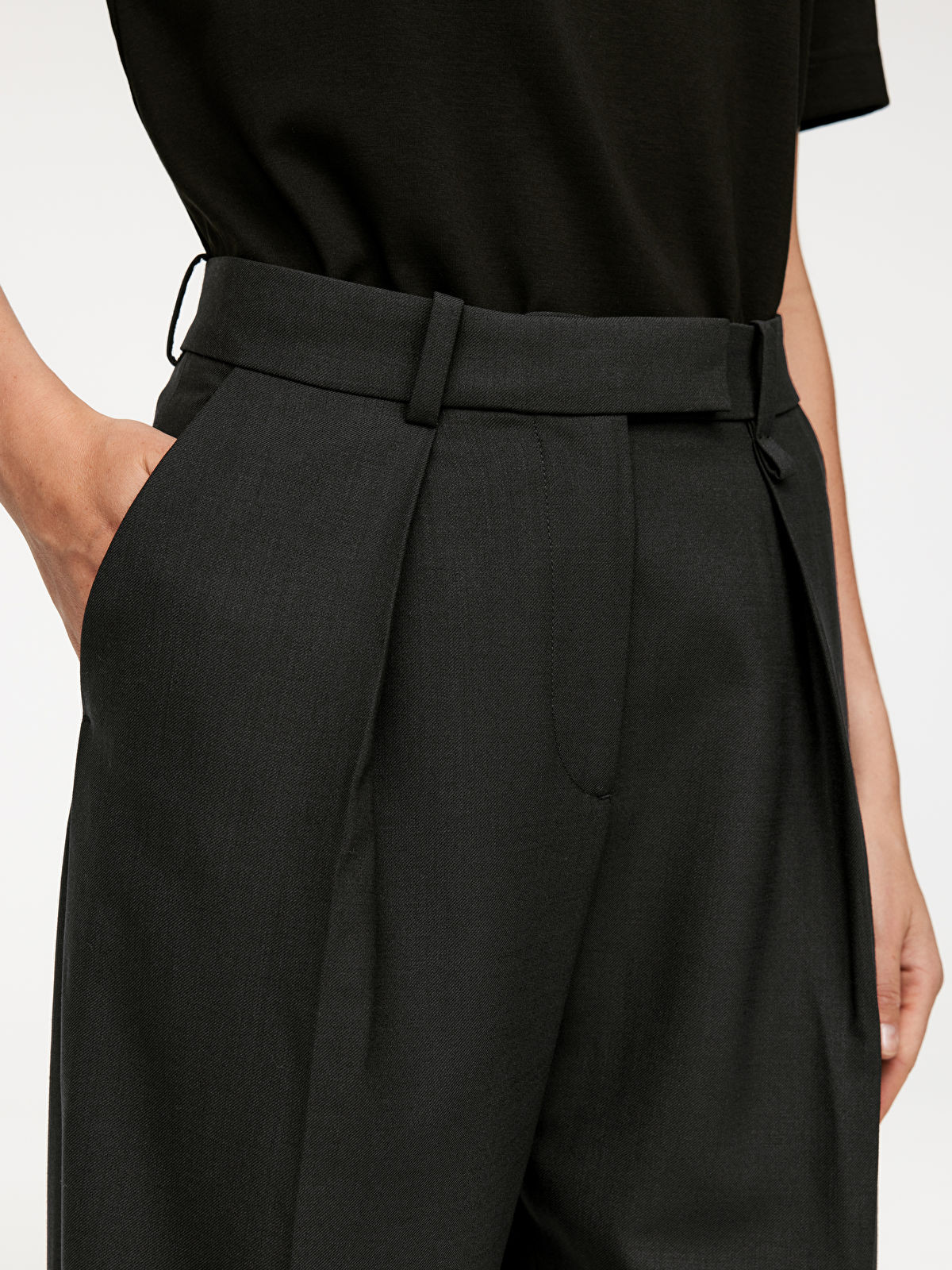 Wool Blend Twill Trousers | ARKET (EU)