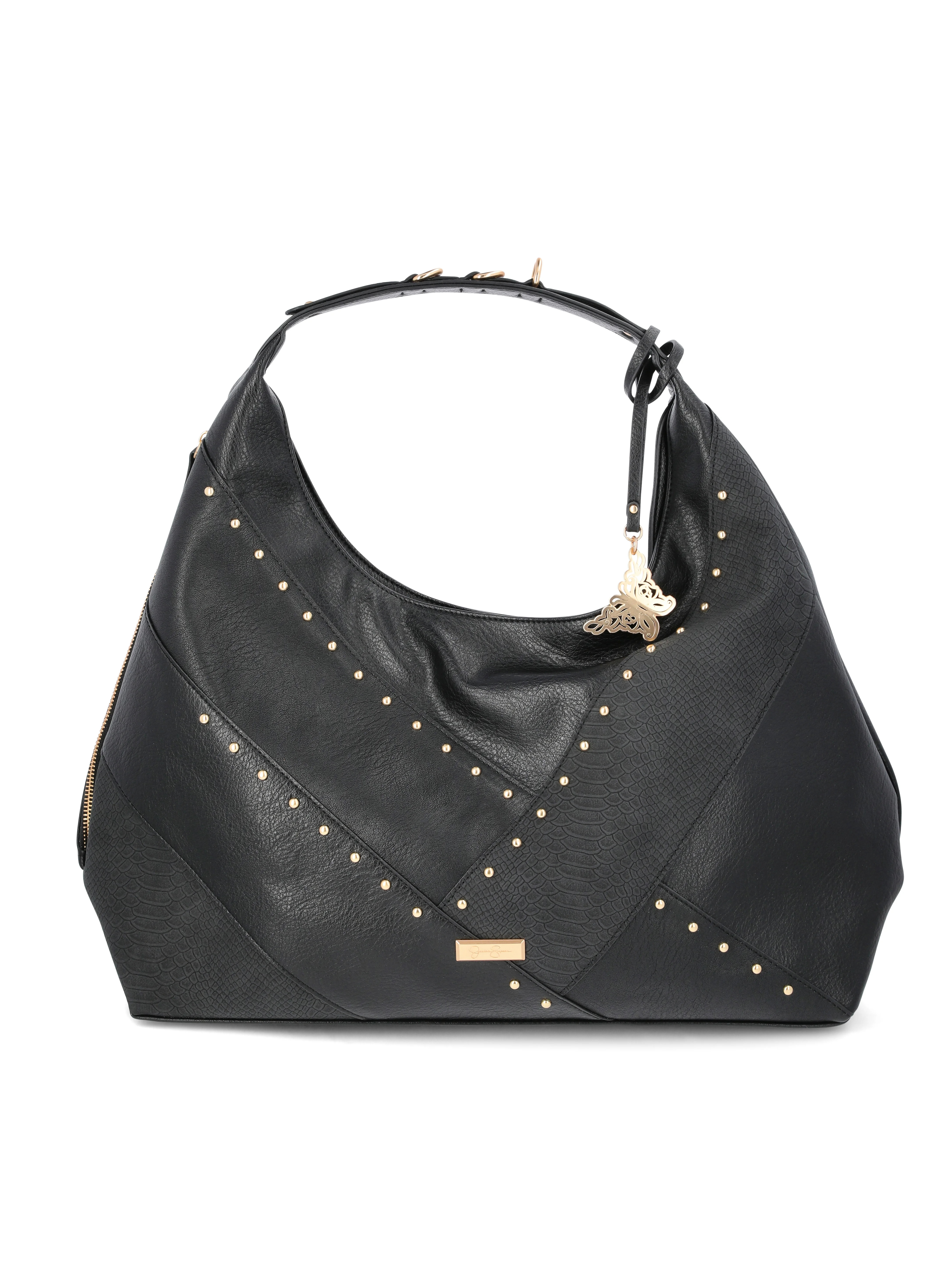 Jessica Simpson Women’s Taylor Hobo Bag, Meteorite Black | Walmart (US)