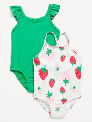 Printed Swimsuit 2-Pack for Toddler & Baby | Old Navy (CA)