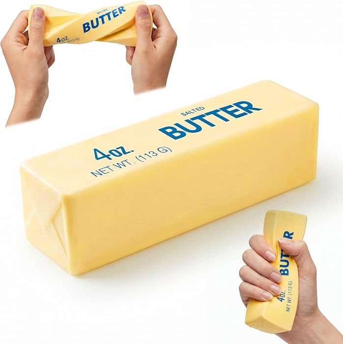 Butter Squishy Toys, Slow Rising Stress Relief Squishies, Soft PU Cream Scented Sensory Fidget To... | Amazon (US)
