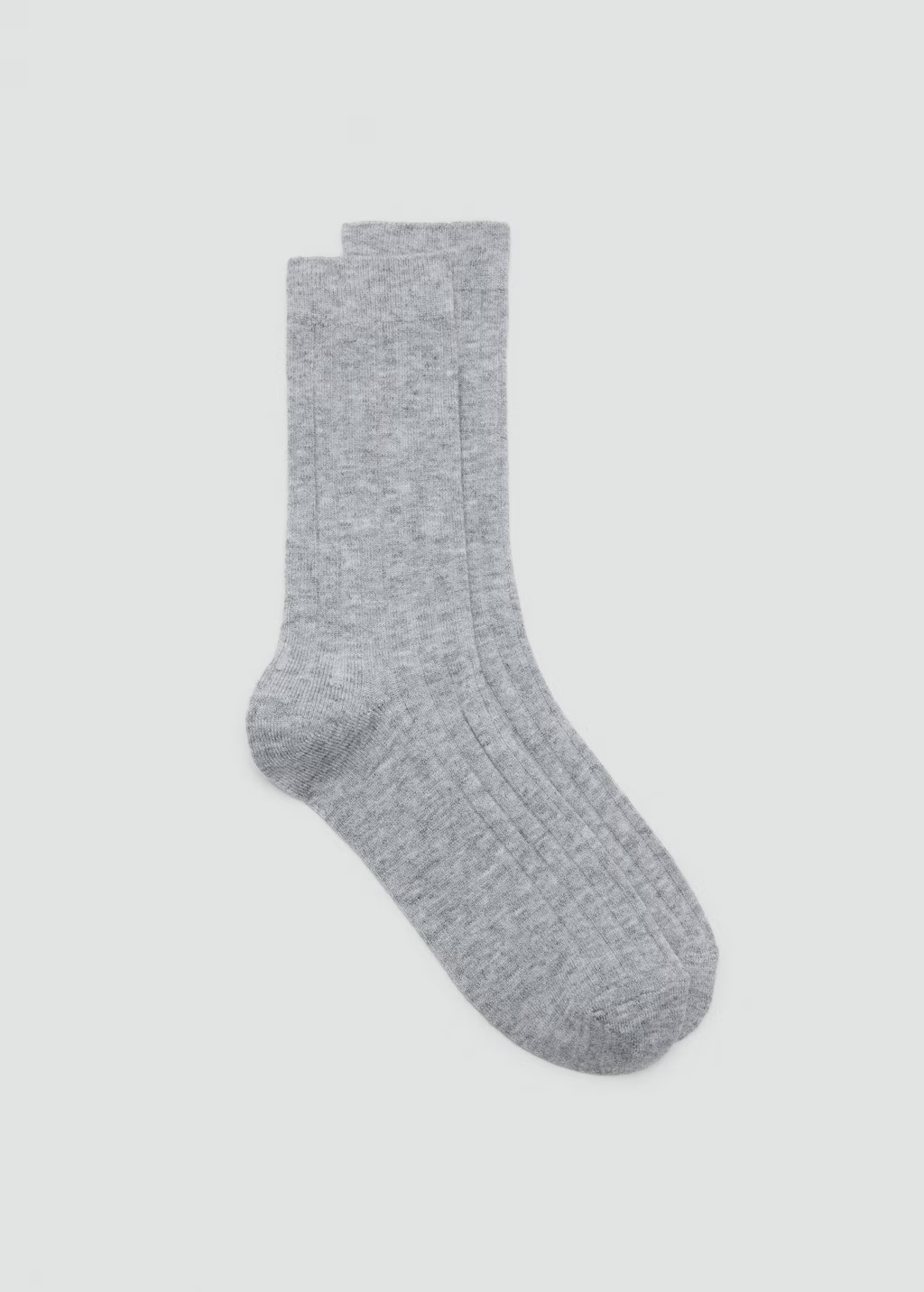 Ribbed wool blend socks | MANGO (UK)