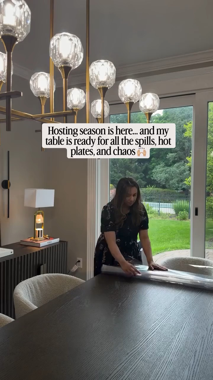 Mom approved solution I wish I found sooner especially during the hosting season! Love this table cover and helps me maintain the furniture 🙌🏼
@amazonhome