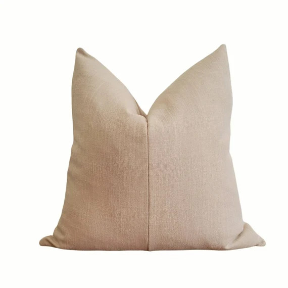 CARTER || textured pillow cover - Tan | Etsy (US)