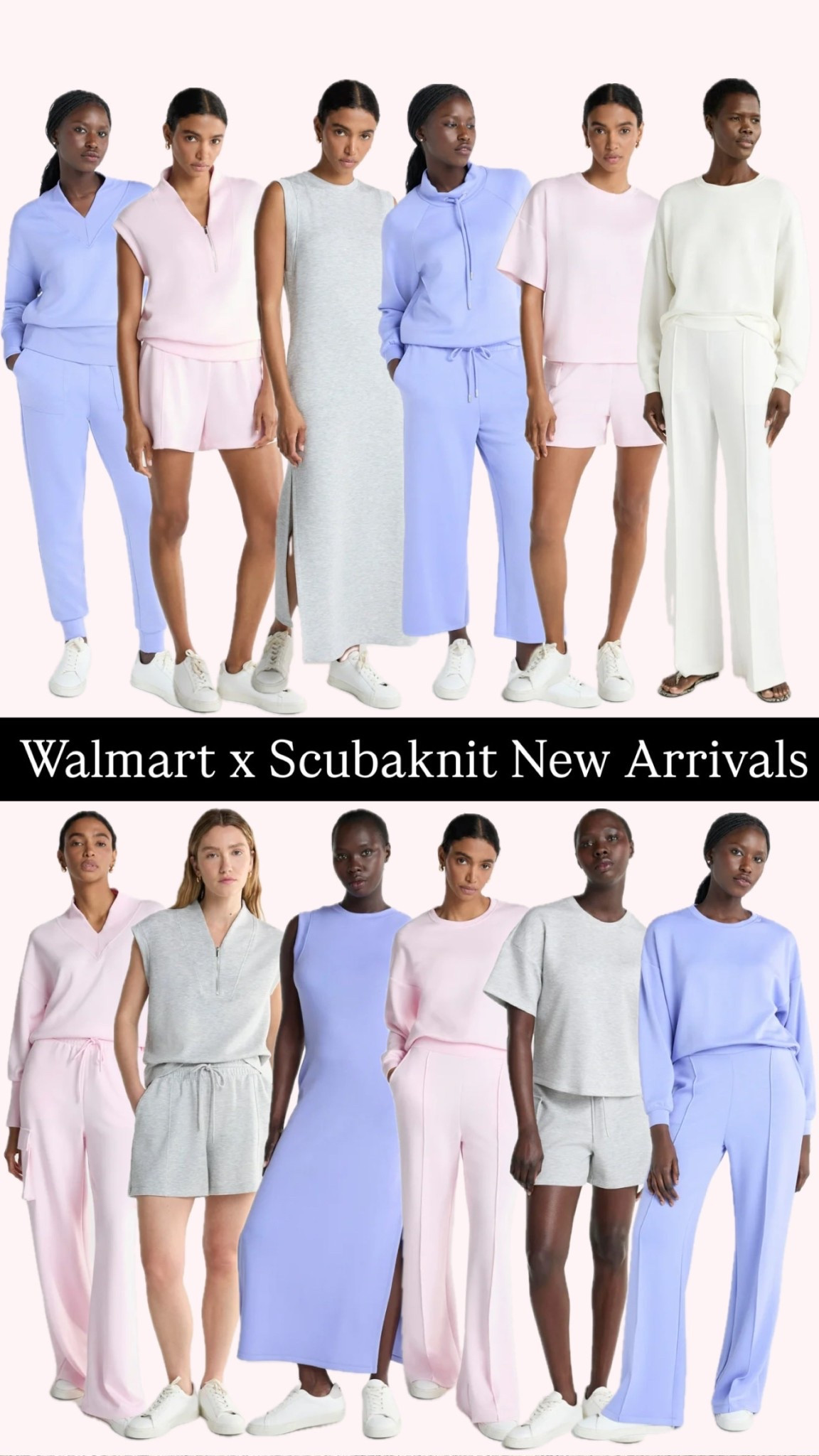 #WalmartPartner 🌸 There are more than 40 new scuba items now at @Walmart!! We have in size small in both tops and the pants and shorts. There are two styles of shorts available in all the colors and 4 different pant styles so lots of mixing and matching available! @walmartfashion has so many other cute pieces for spring and summer! @shop.LTK https://liketk.it/5alps
#walmartfashion #walmart  

#LTKActive #LTKFindsUnder50
