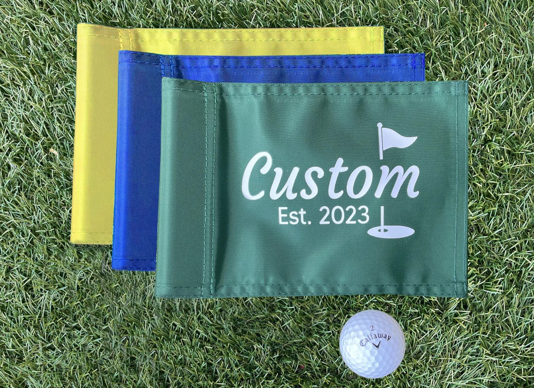 Multi-set Custom Putting Green Flags Mini 6 X 9 - Etsy | Etsy (US)