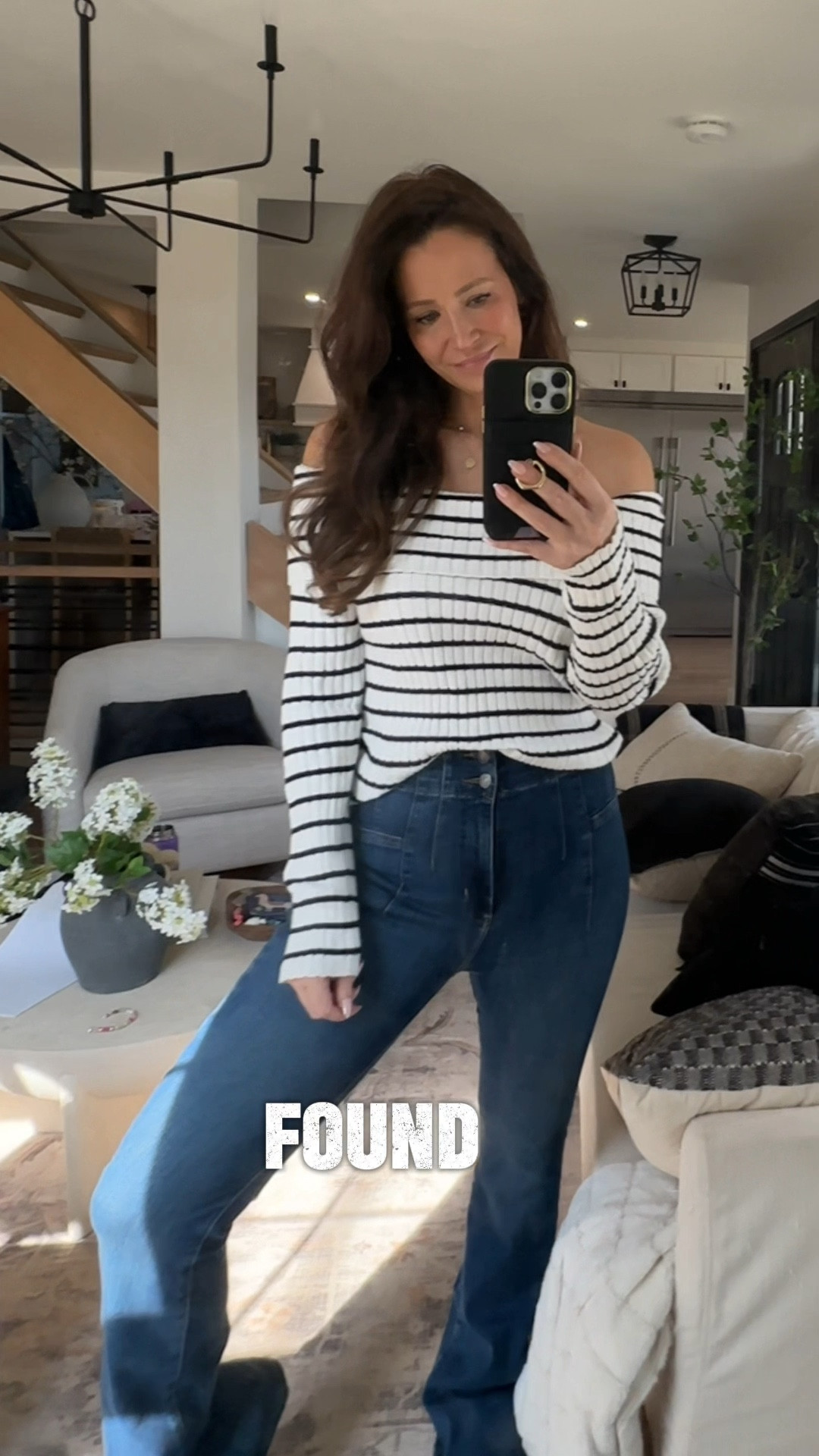 Casual, cute and affordable spring top that isn’t cropped? Yes please! 

🏷️ free people / off shoulder top / striped top / spring outfit / casual outfit / casual spring outfit / everyday outfit / spring top / flare jeans 


#LTKWatchNow #LTKFindsUnder50