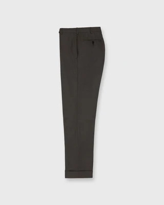 Sid Mashburn & Ann Mashburn Dress Trouser in Char Brown Twill - Dress Trouser in Char Brown Twill | Shop.com