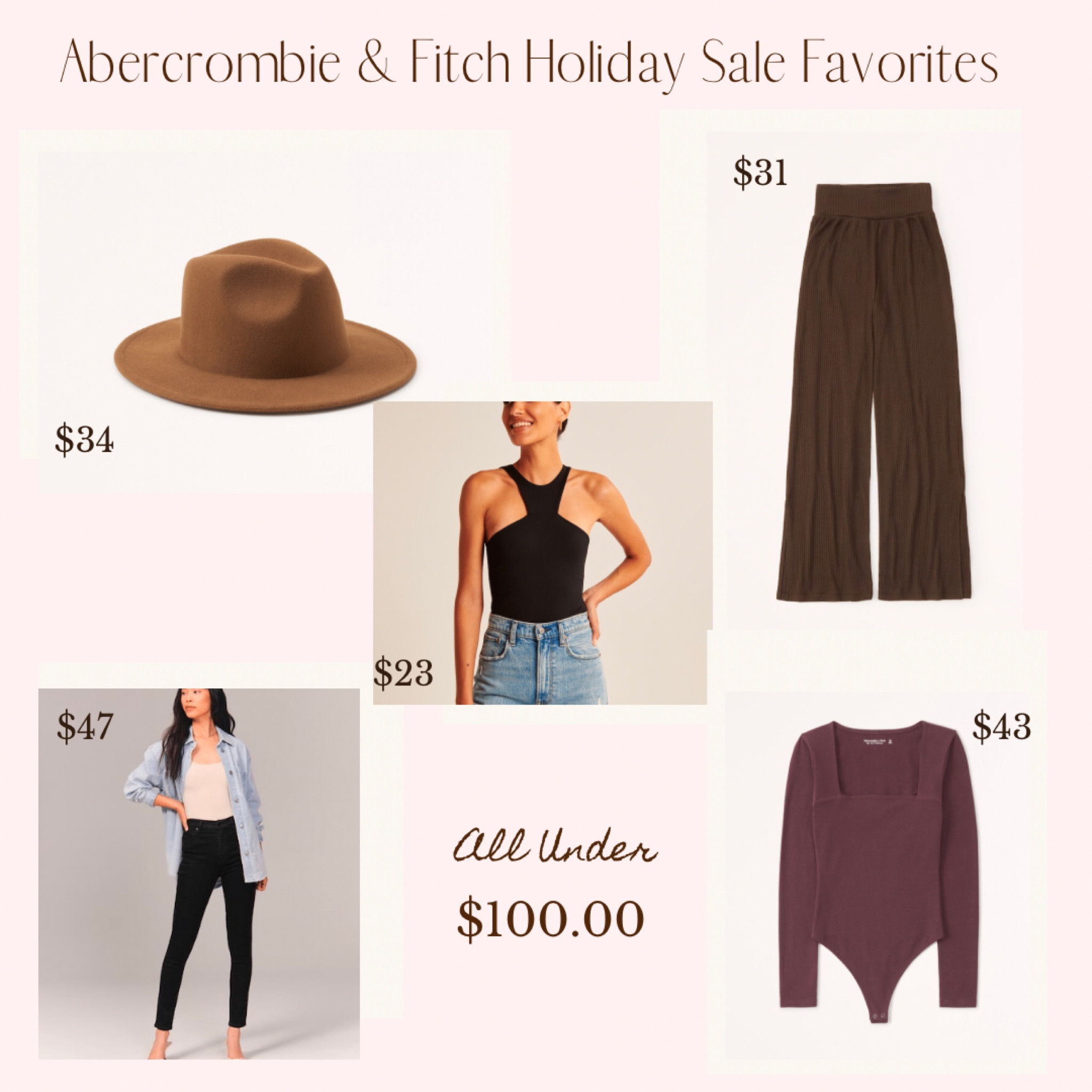 Only a few hours left to shop the @abercrombie sale! Here are just a few of my favorites! 

#LTKSale #LTKSeasonal #LTKunder100