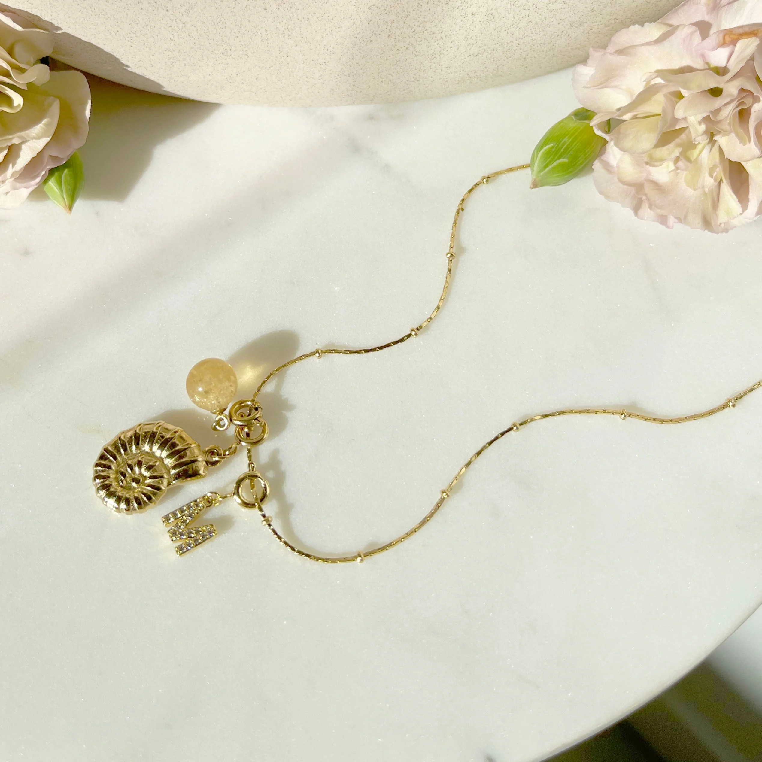 Simple Satellite Chain Necklace | Victoria Emerson